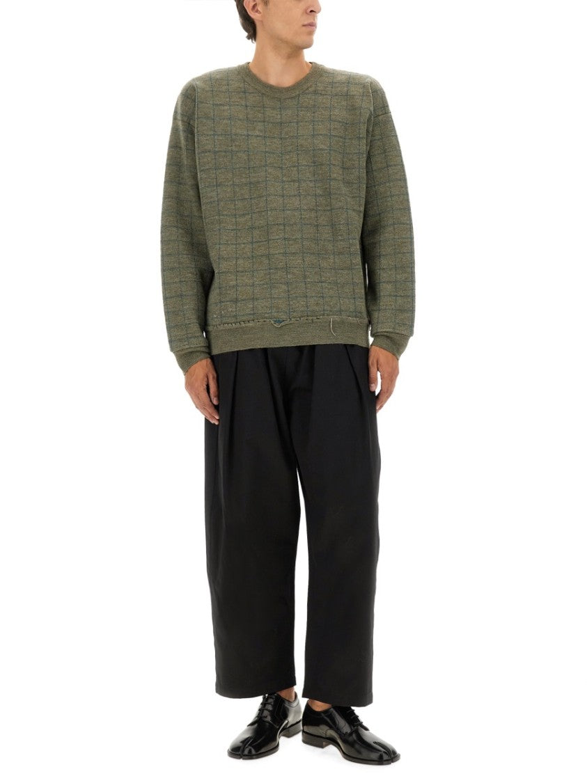 Maison Margiela Relaxed Fit Virgin Wool Sweatshirt