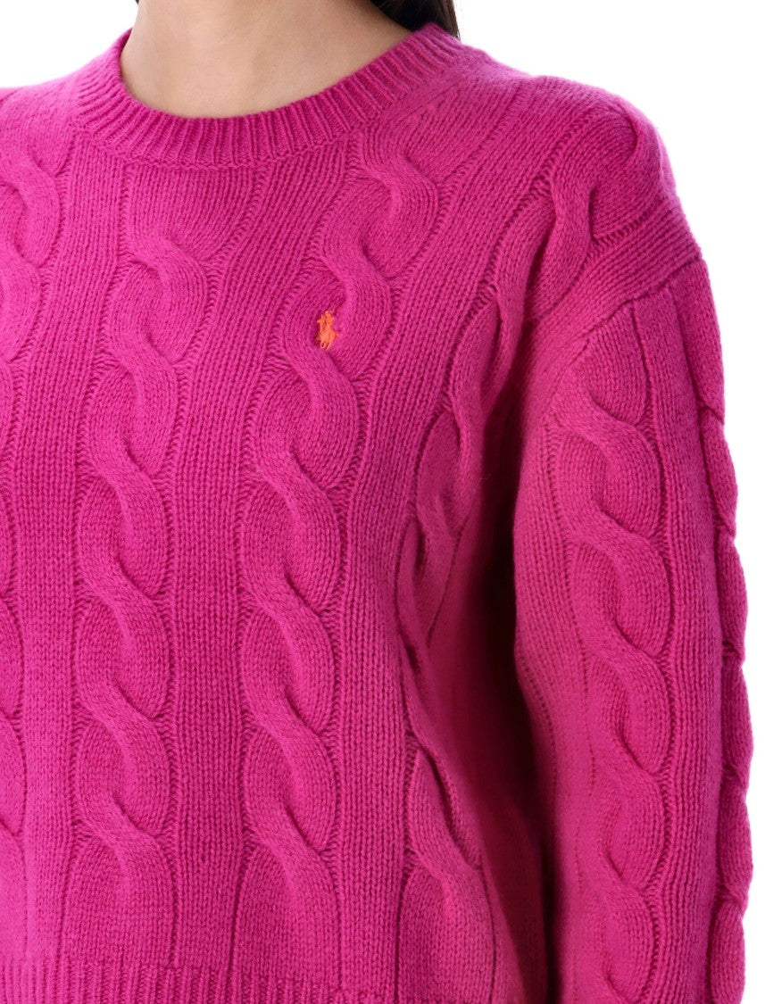 Polo Ralph Lauren Crop Knit Cable Sweater