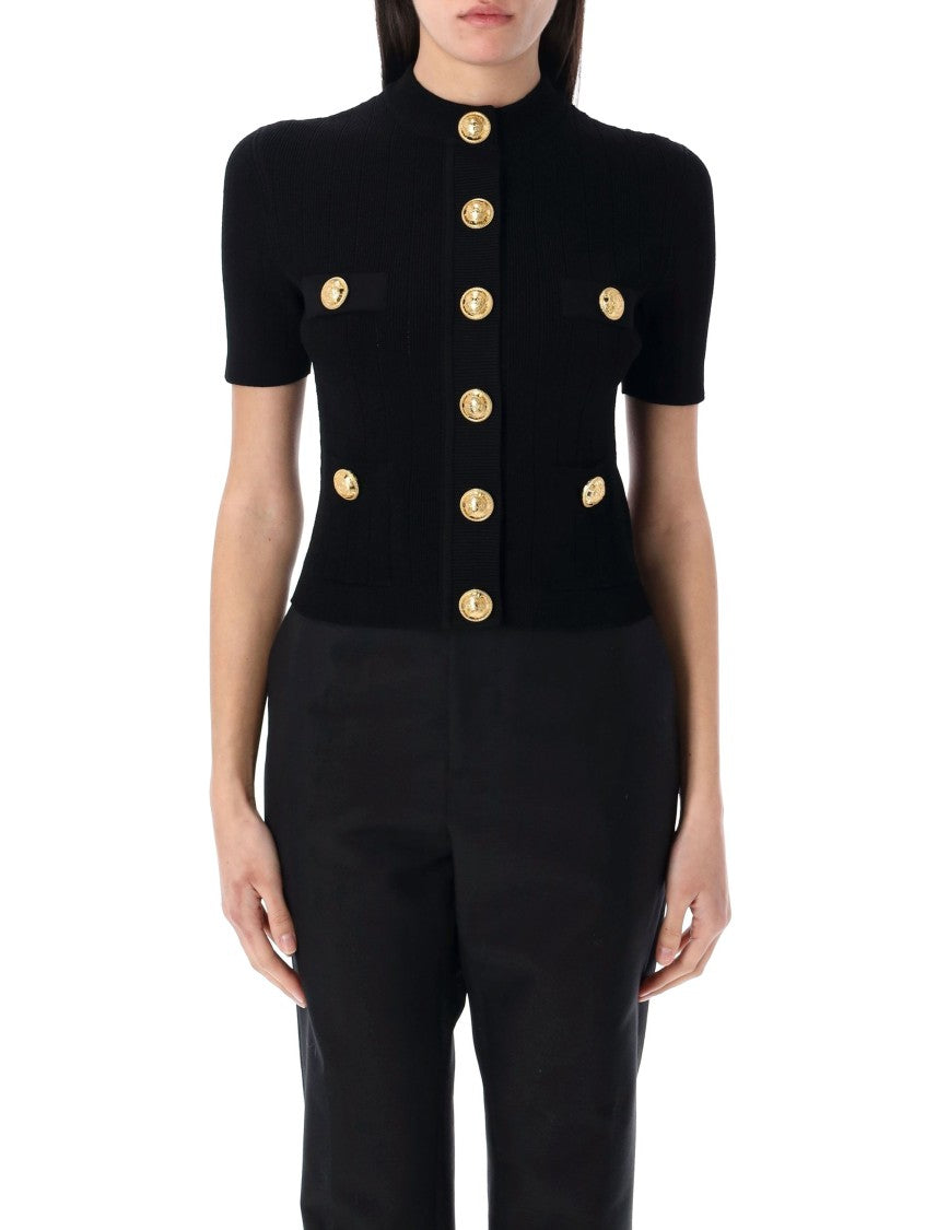 Balmain Knit Mc Btn Sweaters
