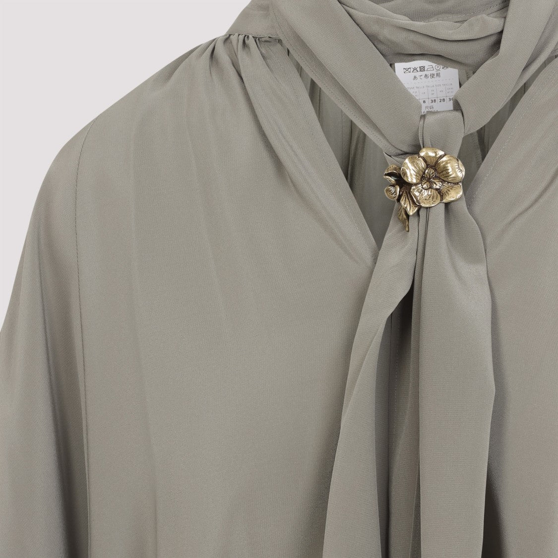 Max Mara Salvia Silk Leonida Blouse