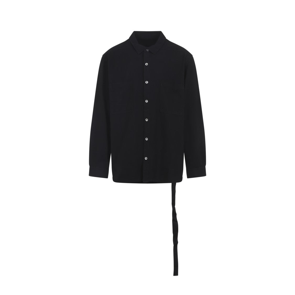 Drkshdw By Rick Owens Black Cotton Jumbo Outershirt