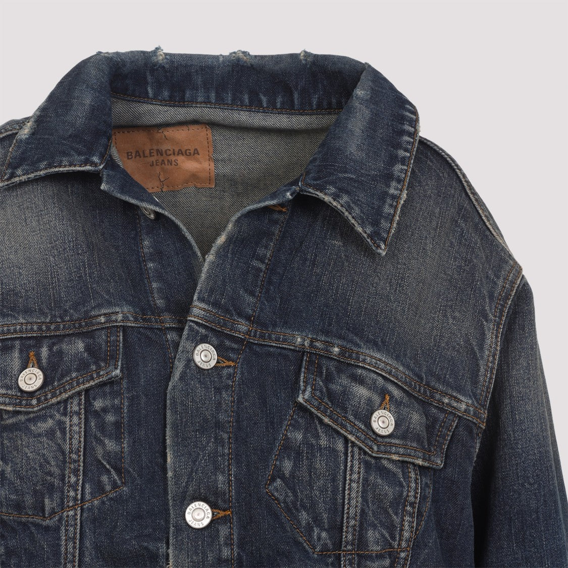 Balenciaga Classic Blue Denim Jacket