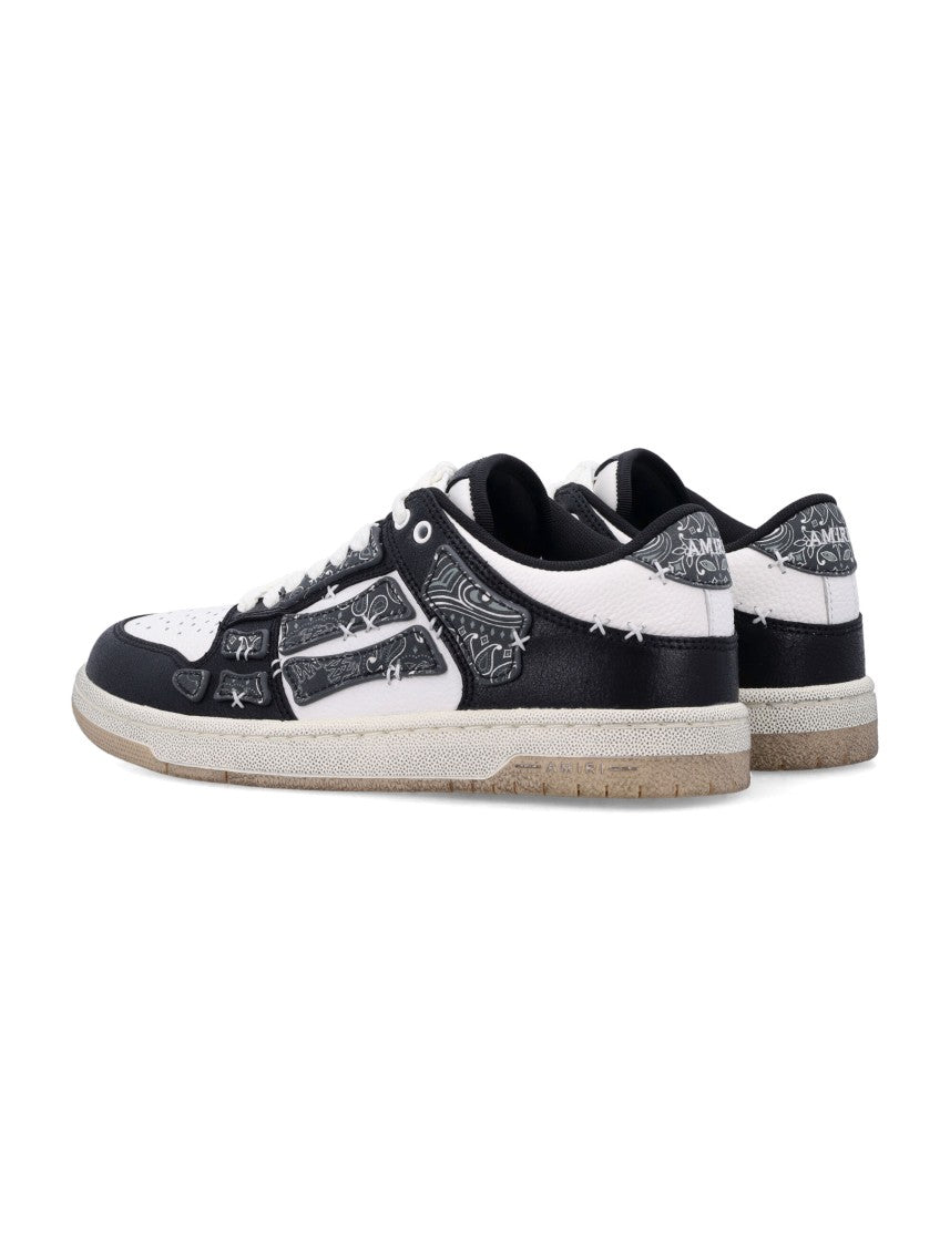 Amiri Bandana Skel Top Low Sneakers