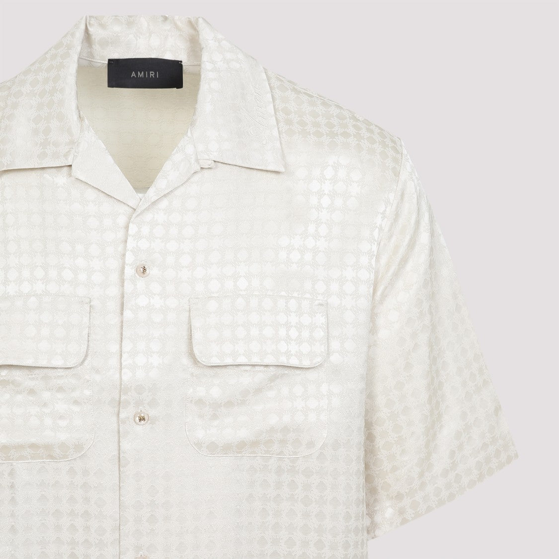 Amiri Quad Jacquard Camp Shirt