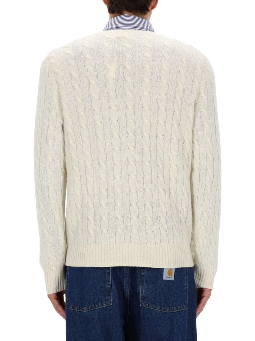 Polo Ralph Lauren Wool And Cashmere Cable Knit Sweater