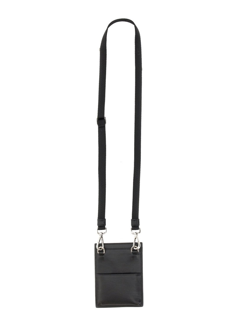 Alexander Mcqueen Card Holder With Logo Print