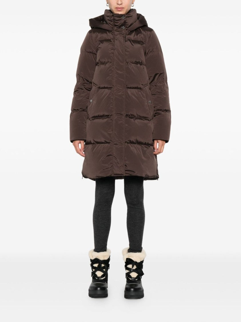 Woolrich Mid-Thigh Length Quilted Jacket