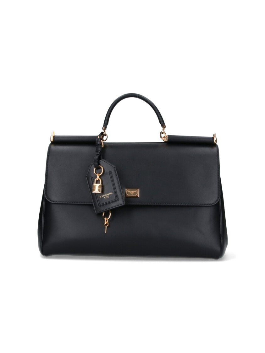 Dolce & Gabbana 'My Sicily' Large Handbag – Black