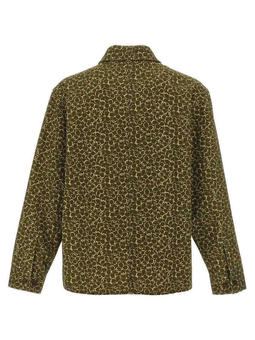 Maison Kitsuné Floral Print Overshirt
