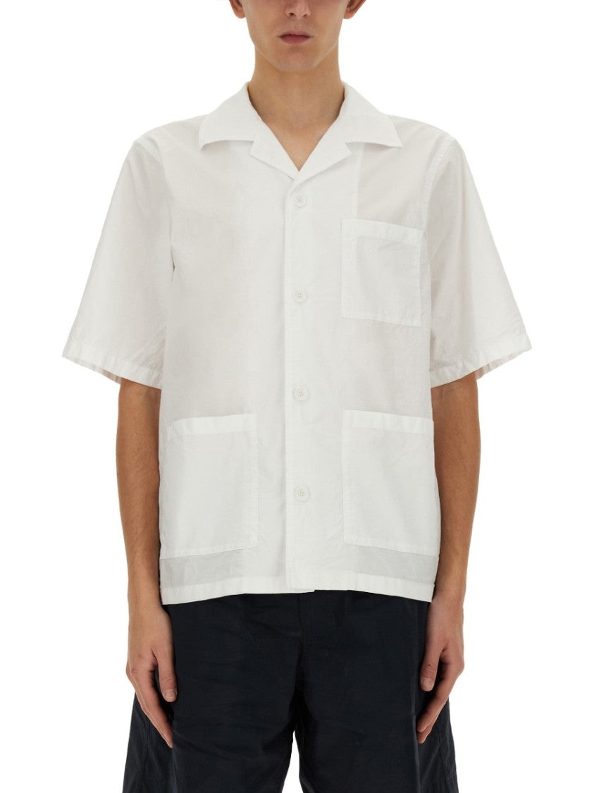 Aspesi Button-Down Oversized Cotton Shirt