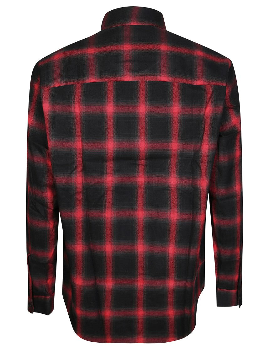 Diesel Men's Long-Sleeved Plaid Shirt