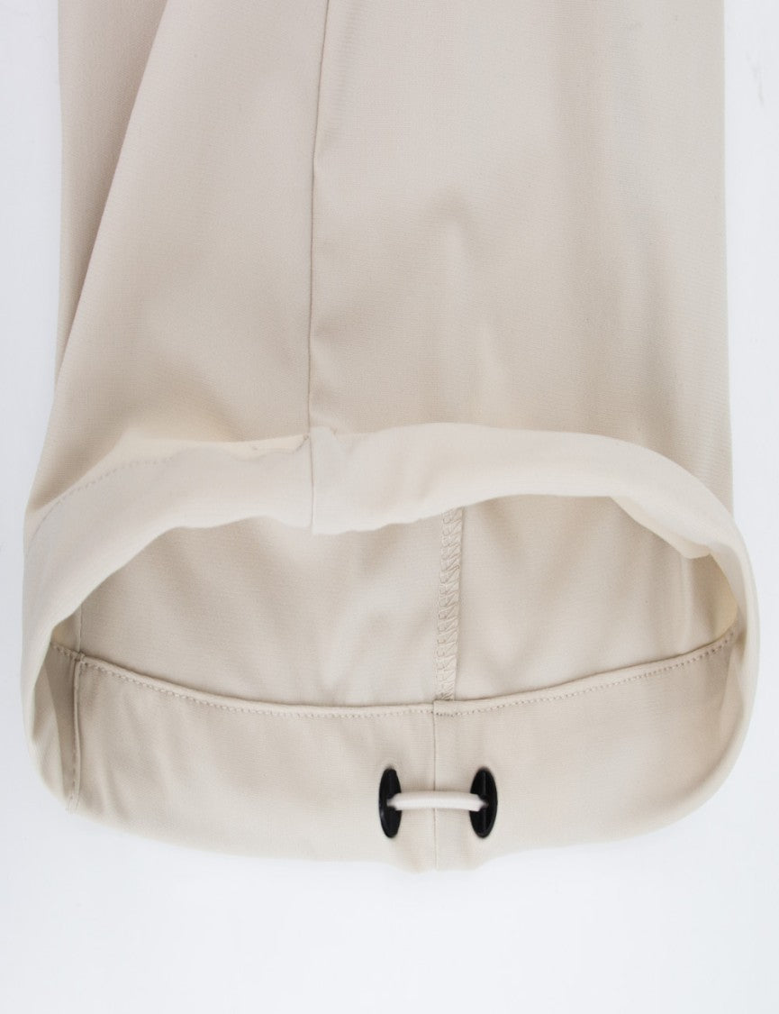 Duno Oat Bi-Stretch Trousers With Drawstring Hem