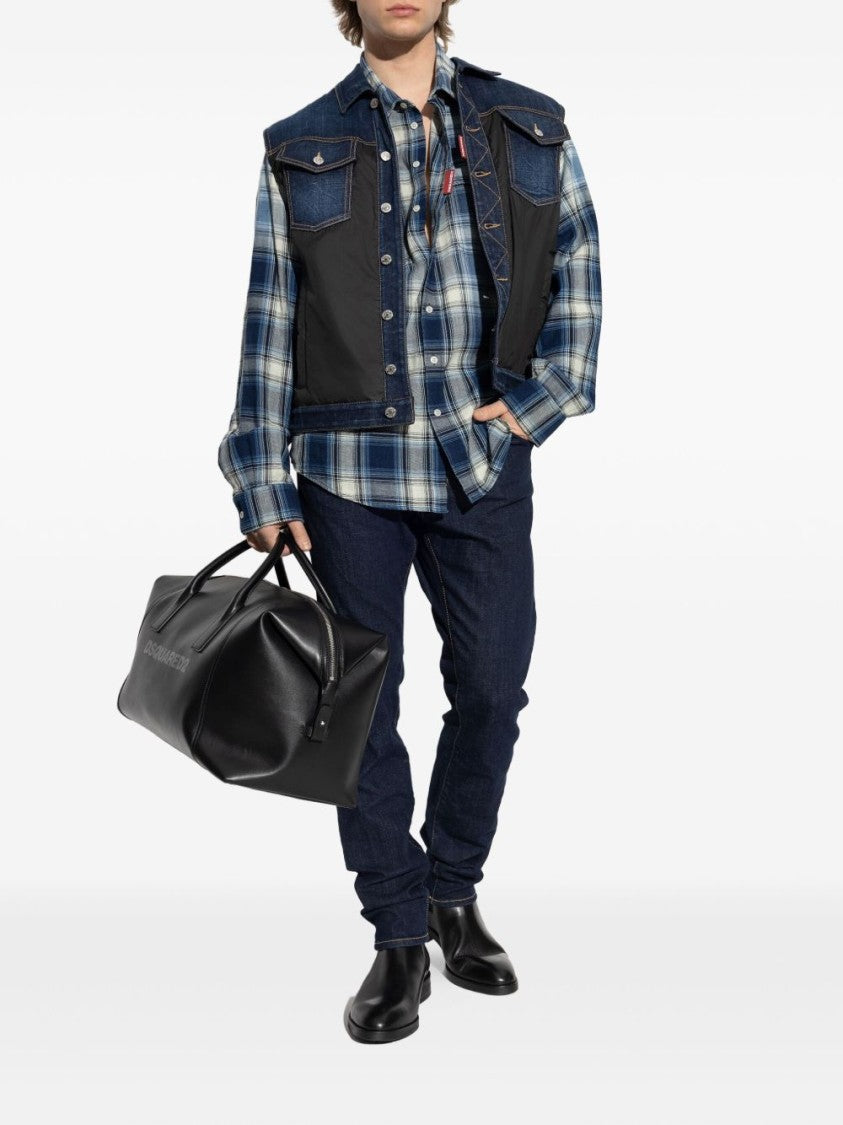 Dsquared2 Tailored Navy Blue Denim Jeans