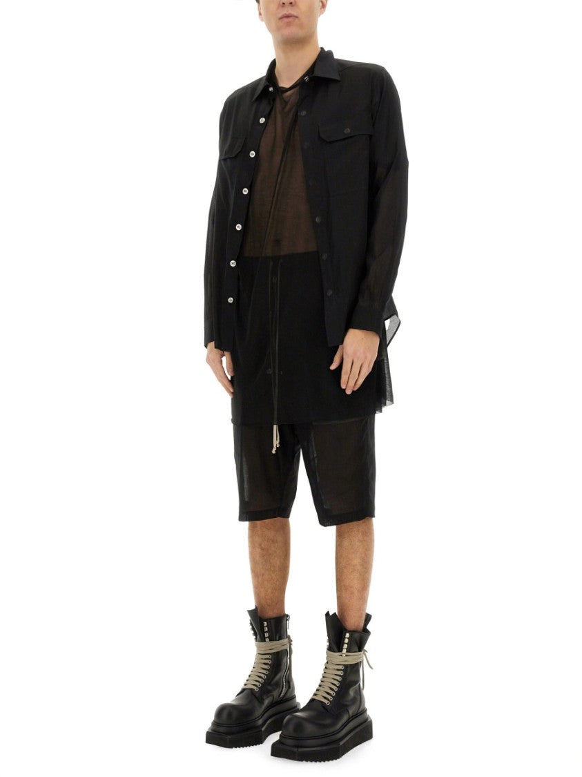 Rick Owens Outershirt In Celadon