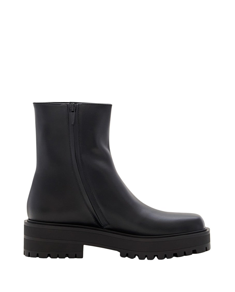 Gianvito Rossi Leather Combat Boots