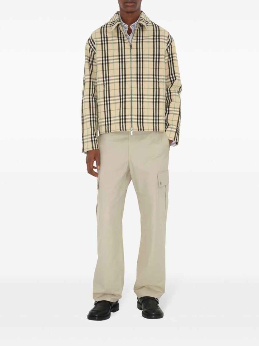 Burberry Beige Vintage Check Jacket