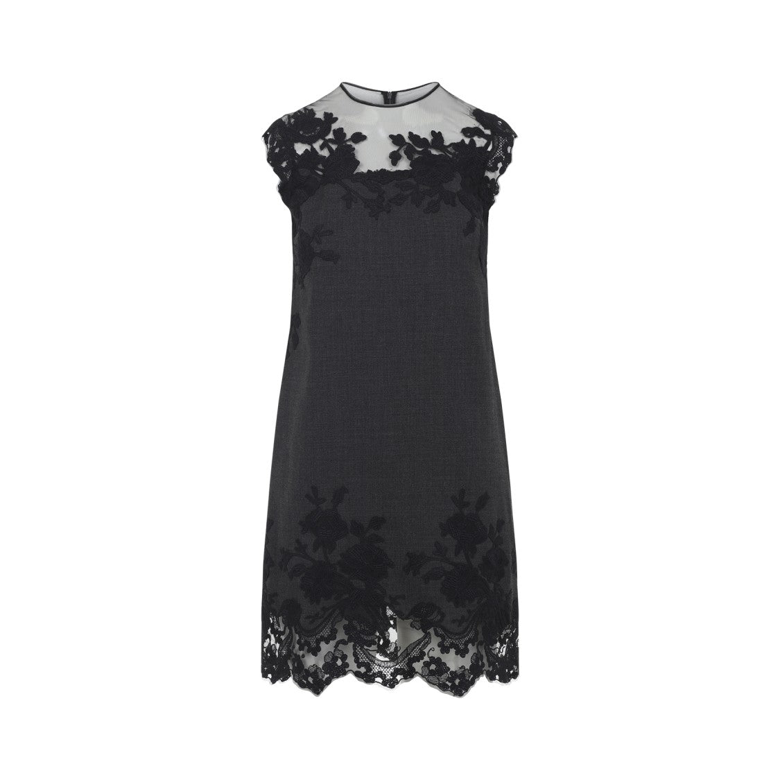 Ermanno Scervino Sleeveless Black Dress