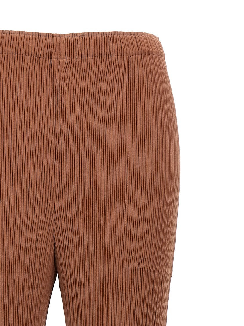 Issey Miyake Hatching Pleats' Pants