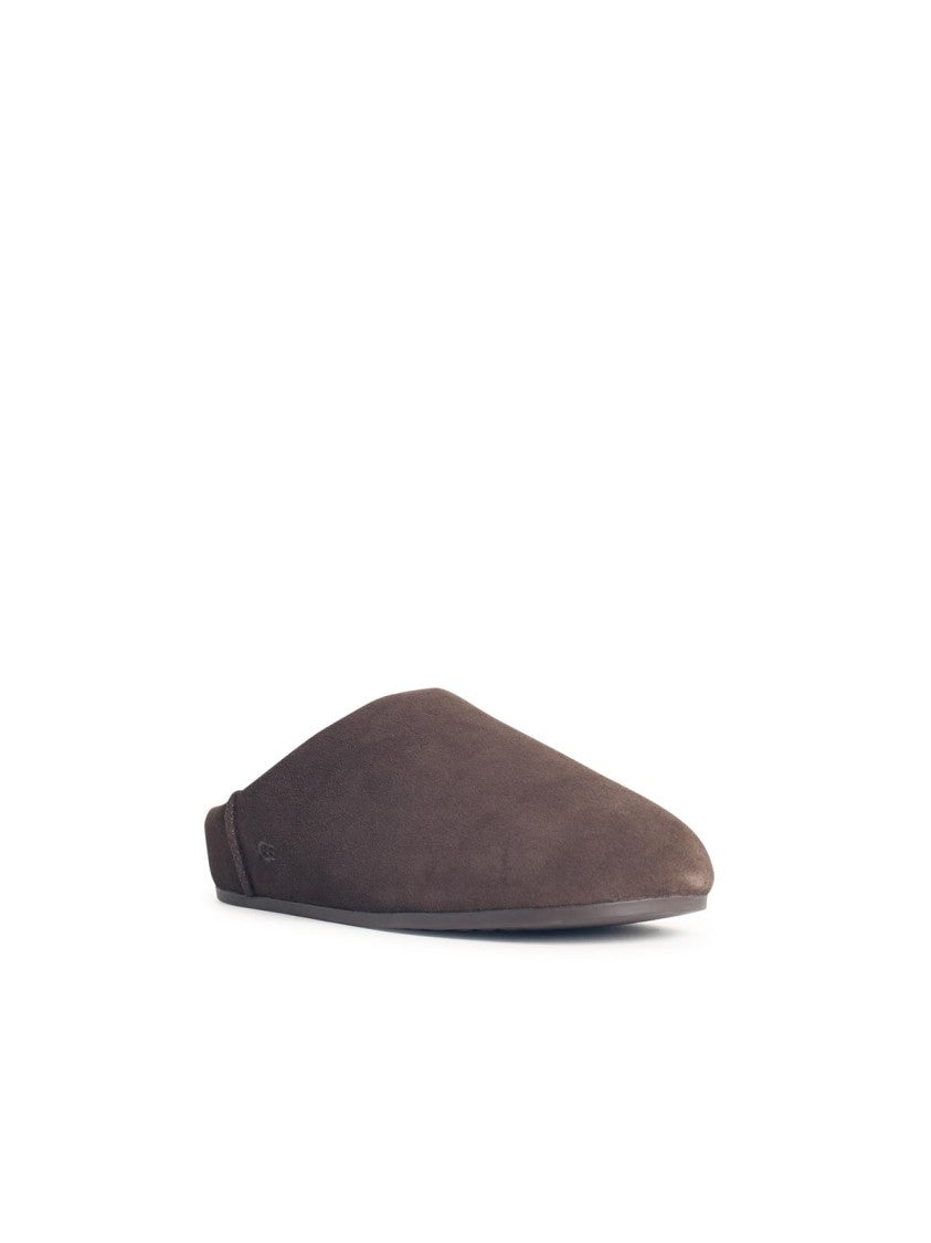 Ugg Elea Slip-On Brown Leather Slippers