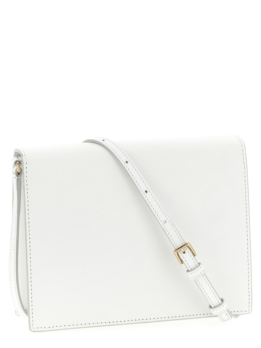 Dolce & Gabbana Quilted Calfskin Leather Crossbody Bag With Adjustable Strap
