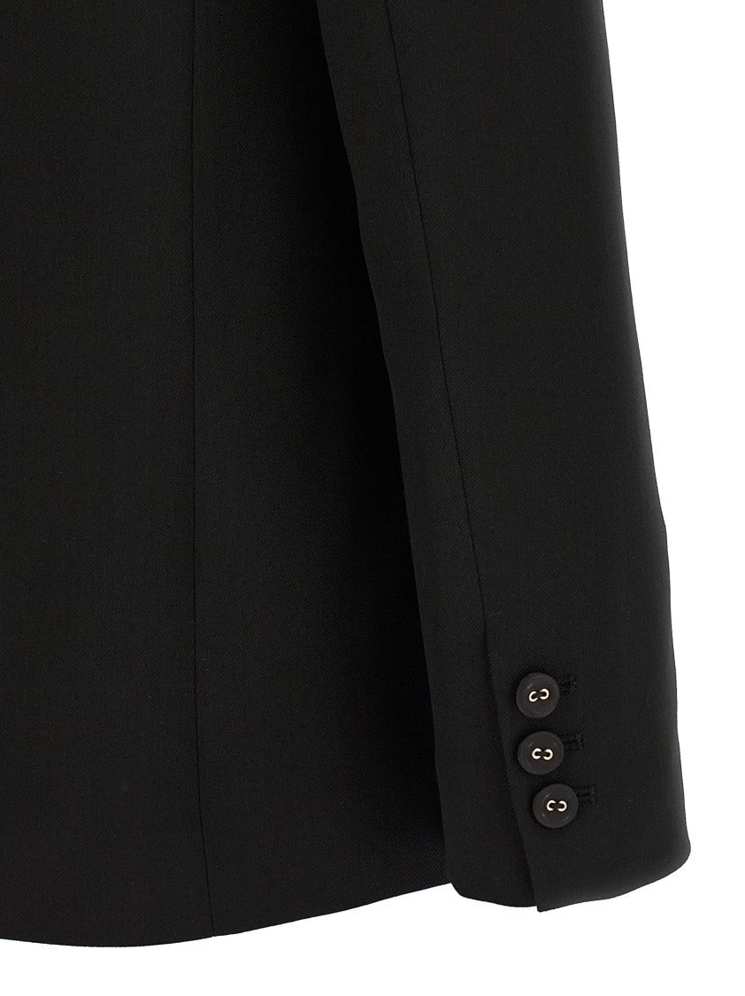 Twin-Set Satin Lapel Blazer
