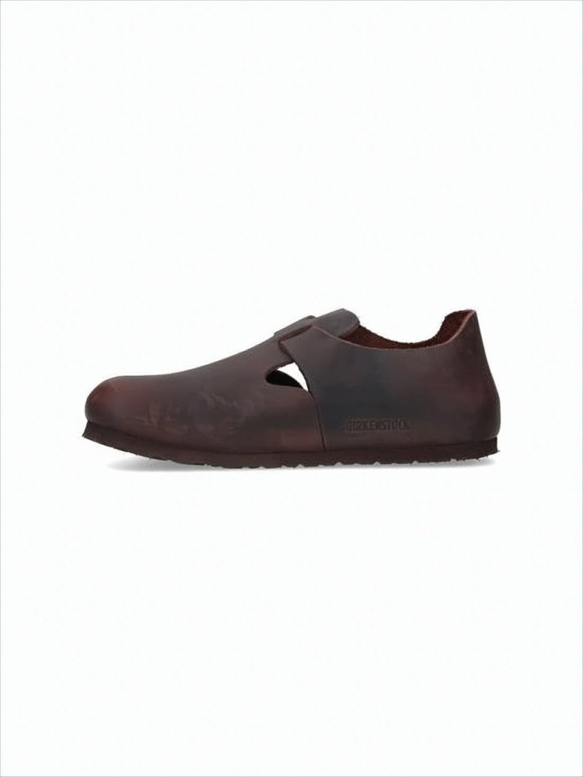 Birkenstock Brown Leather Sandals With Suede Lining