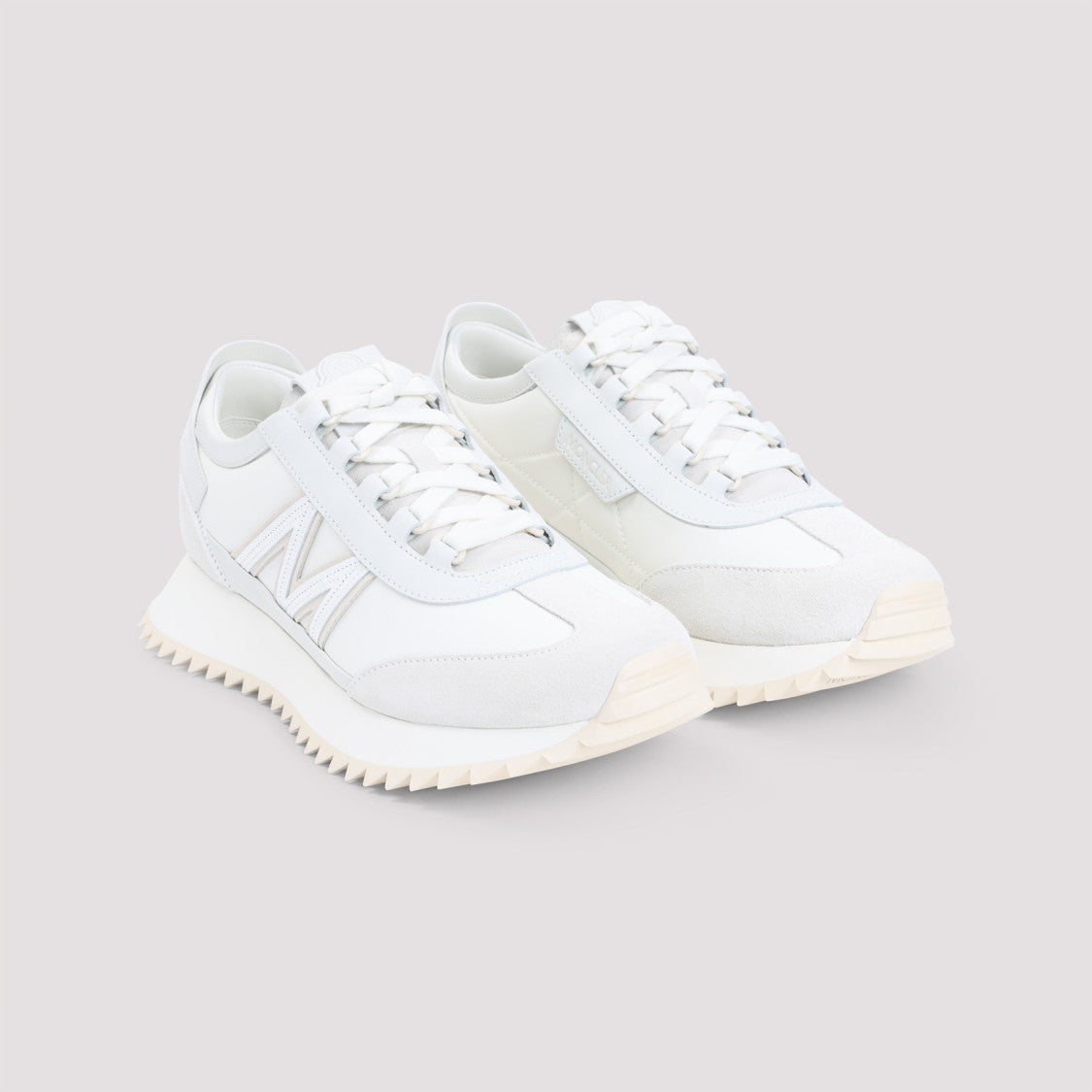 Moncler Pacey2 White Leather Sneakers