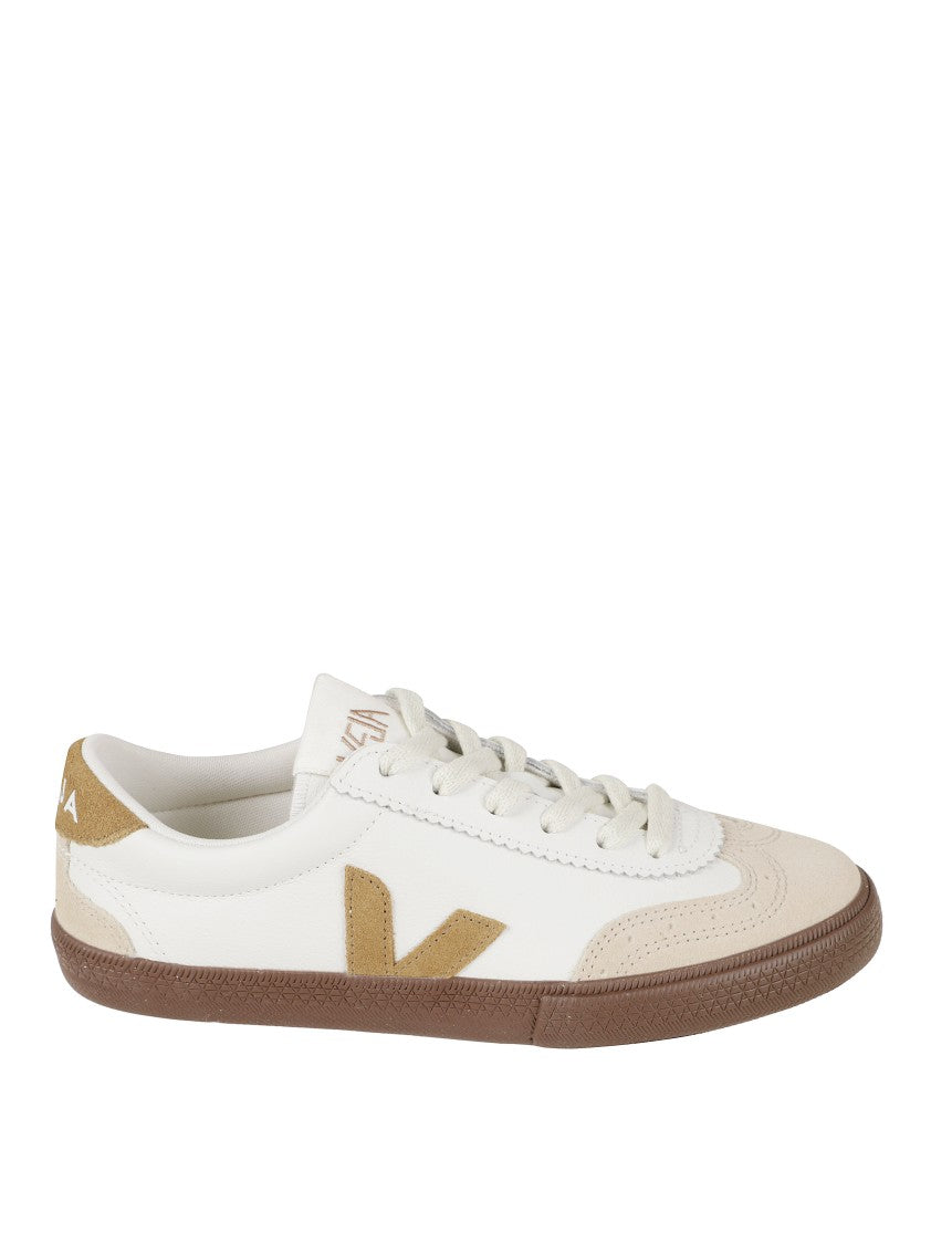 Veja Low-Top Sneakers With Beige Suede Accents
