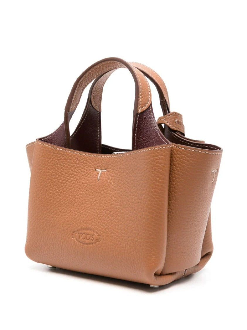 Tod's Grained Leather Shoulder Bag