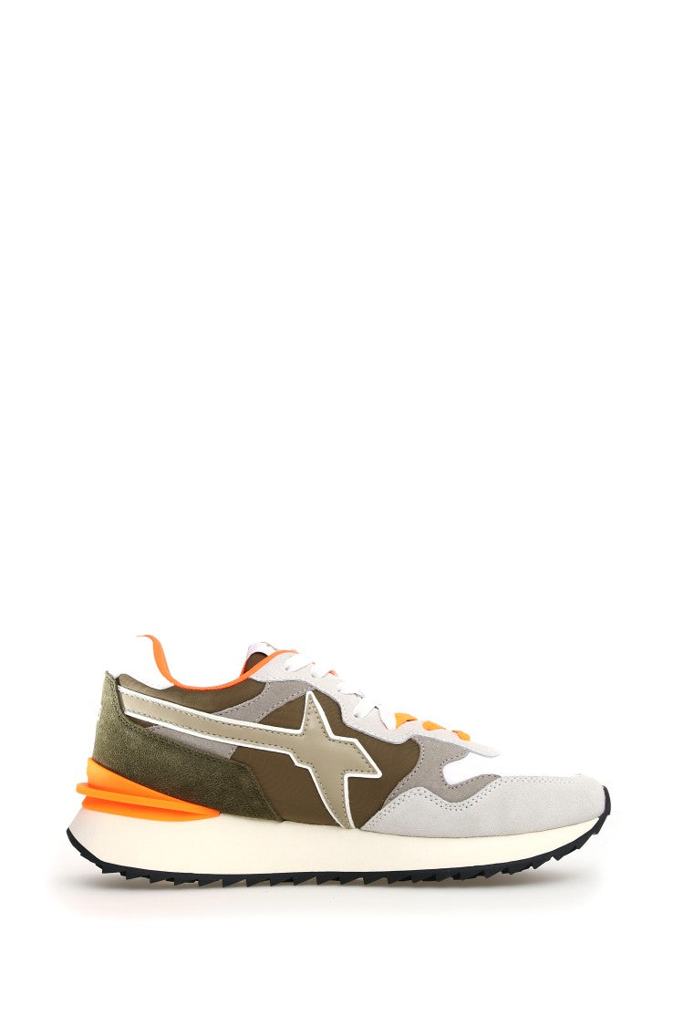 W6yz Avant-Garde Suede And Technical Fabric Sneakers
