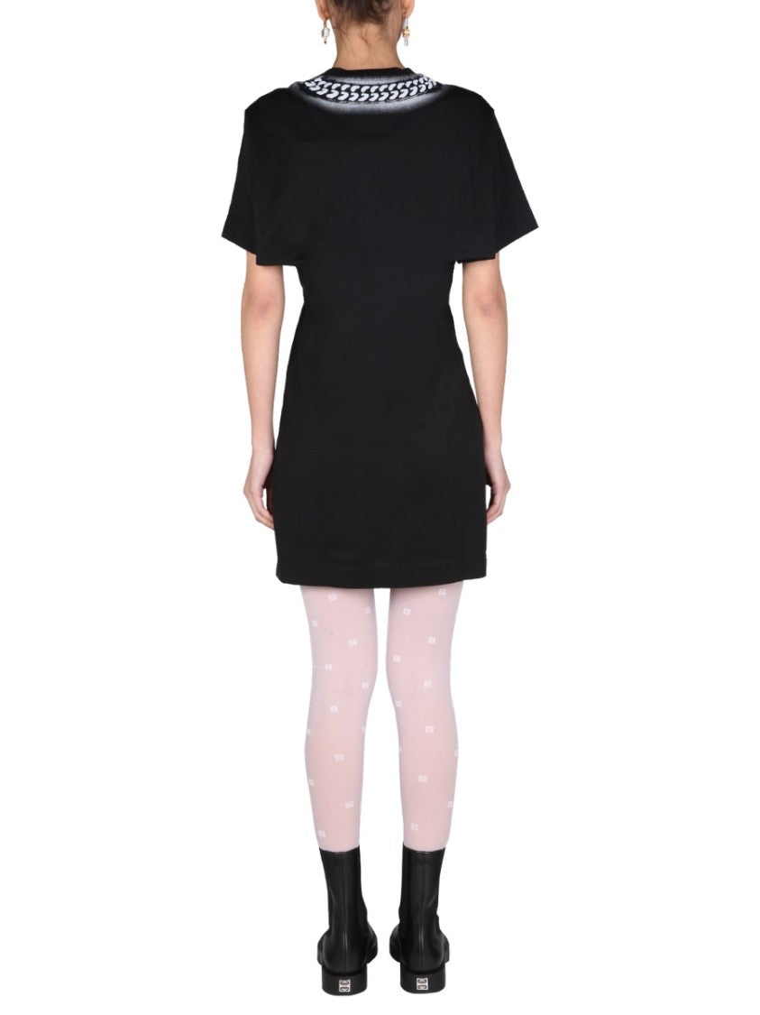 Givenchy Dress With 3D "Chain" Print