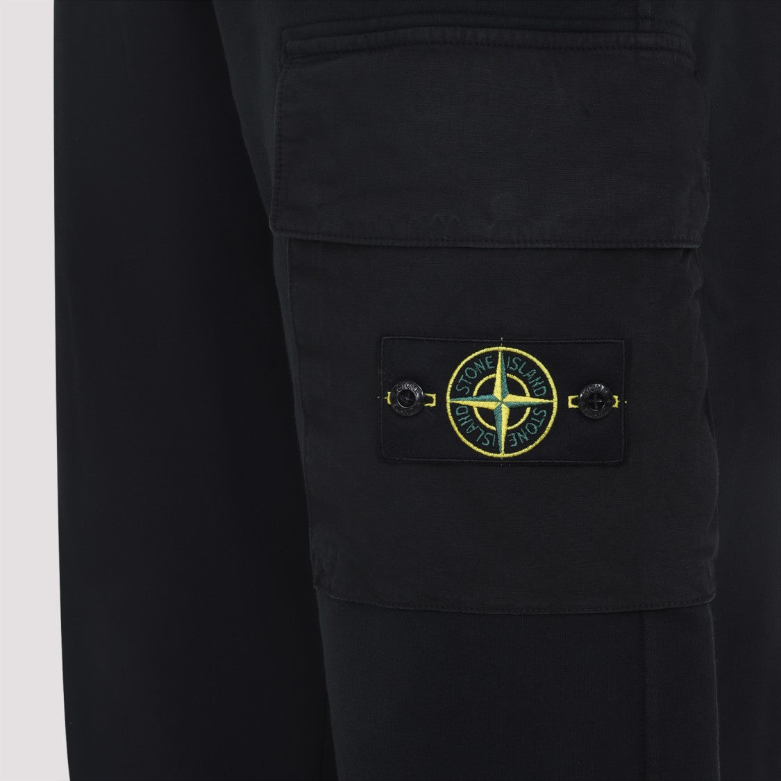 Stone Island Black Cotton Track Pant