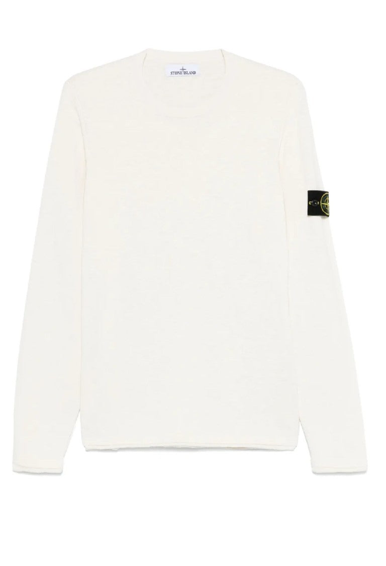 Stone Island Fitted Long-Sleeved Top With Ribbed Cuffs