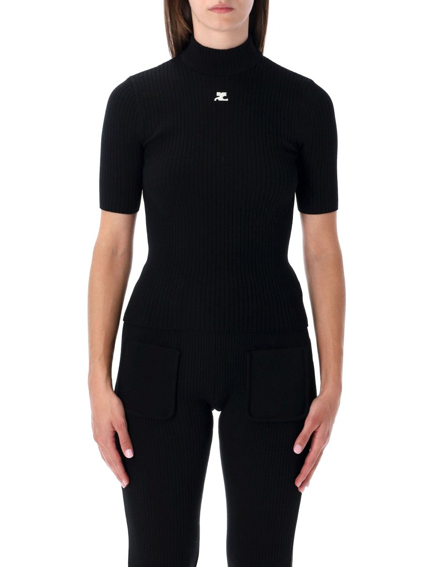 Courrèges Reedition Knit Ss Jumper