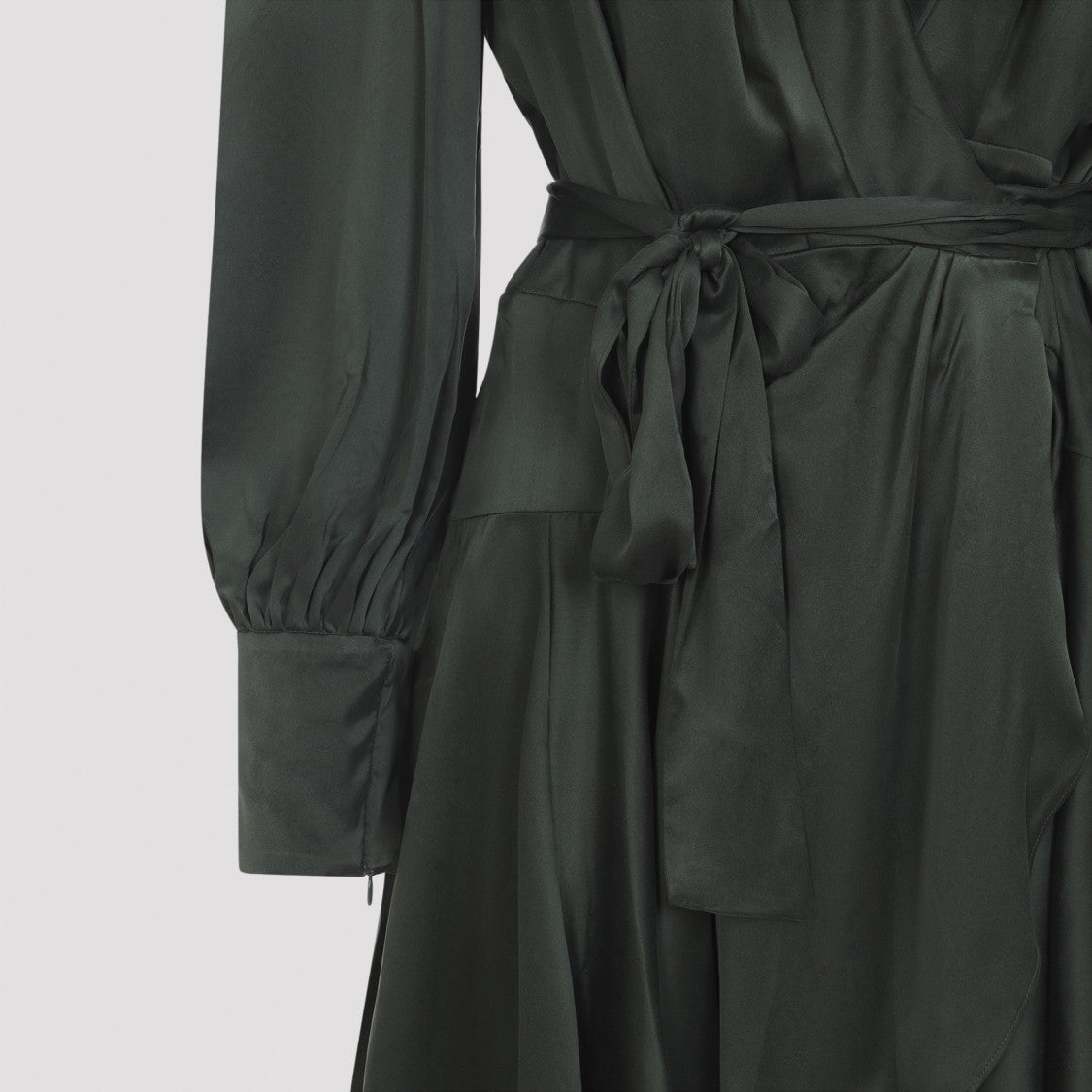 Zimmermann Silk Wrap Mini Dress