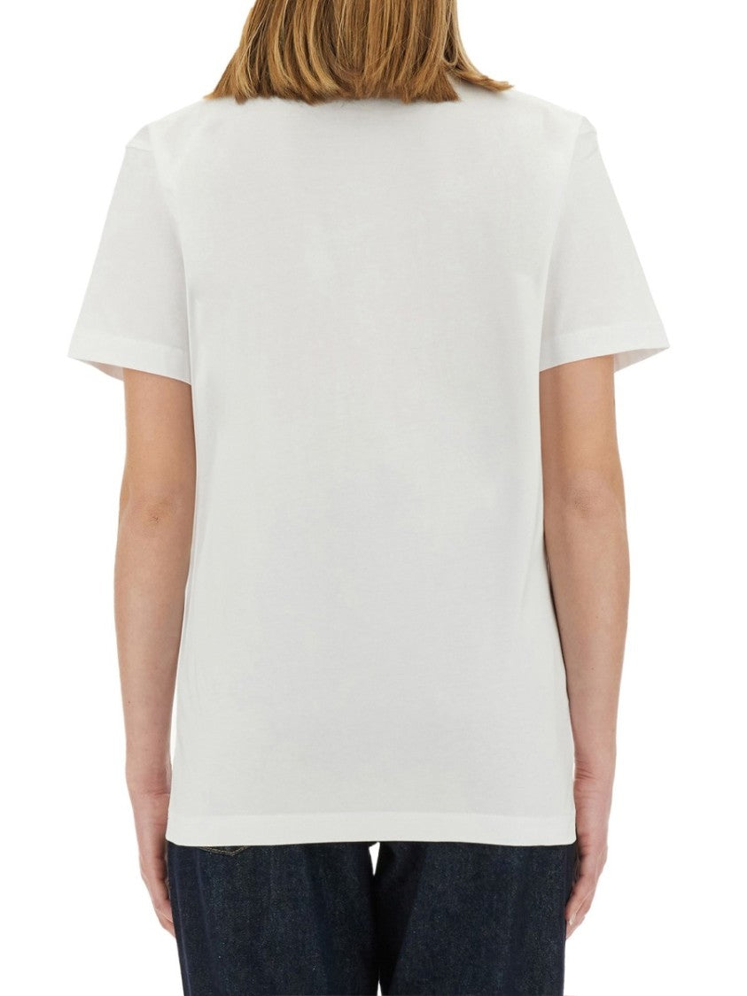 Moschino Artistic Printed T-Shirt In Soft Cotton