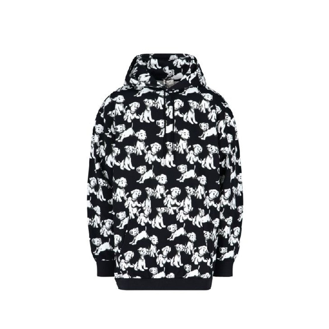 Celine Hooded Printed Dogs Sweatshirt
