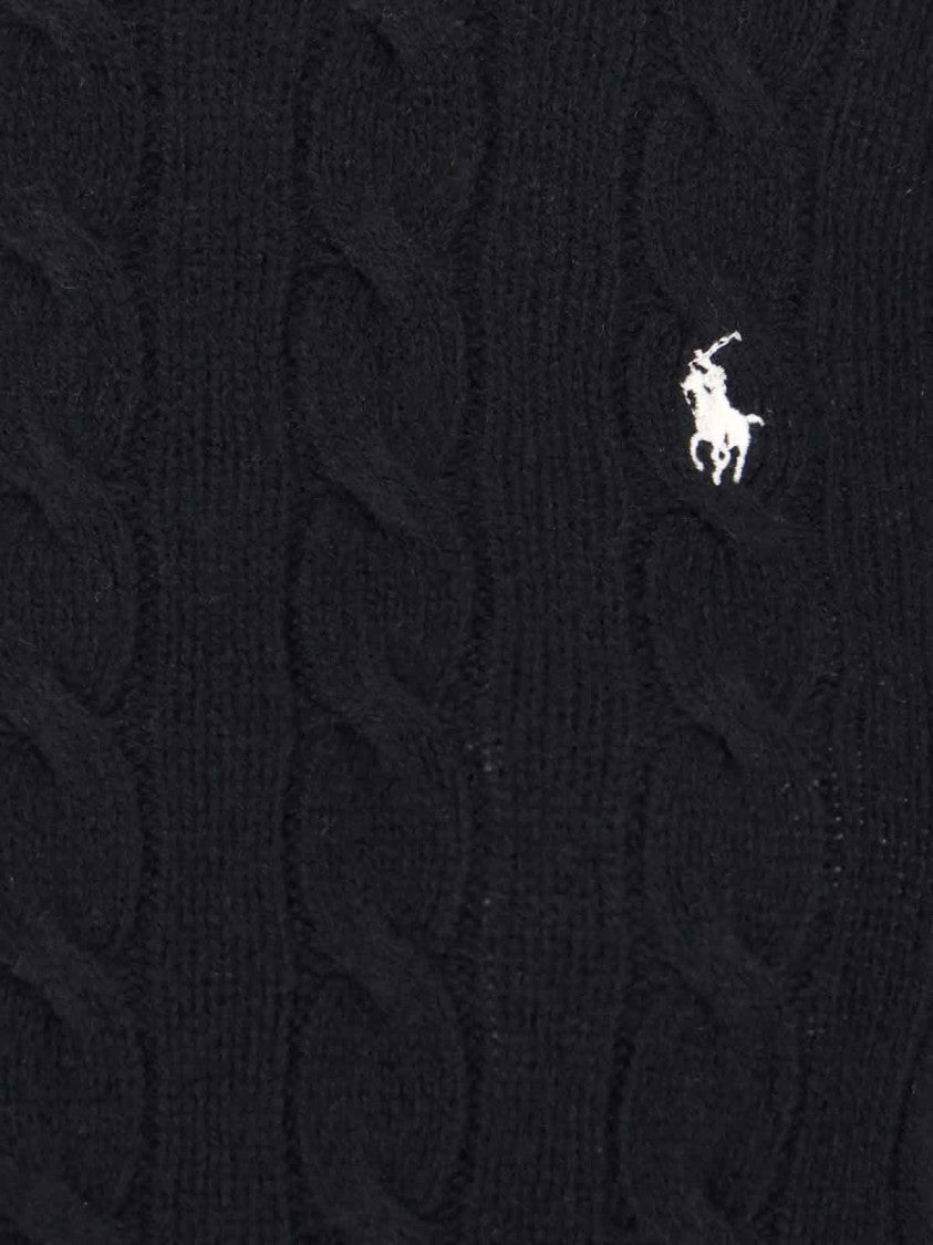 Polo Ralph Lauren Classic Cable Knit Sweater With Round Neckline