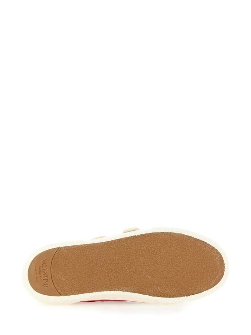 Valentino Garavani Velvet "Dollyboard" Ballerina Sneaker