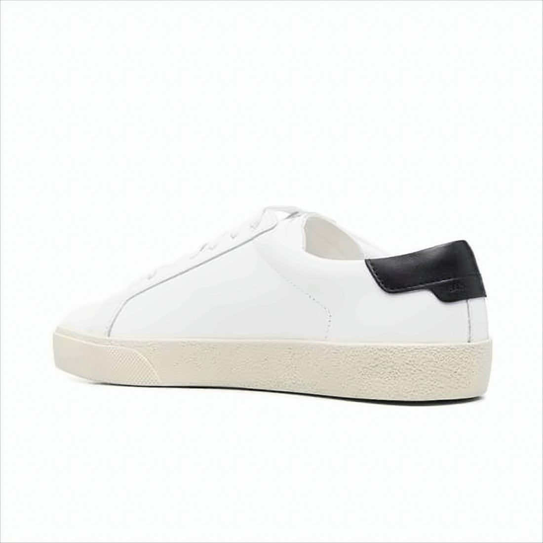 Saint Laurent Smooth Calfskin Low-Top Sneakers With Handwritten Logo
