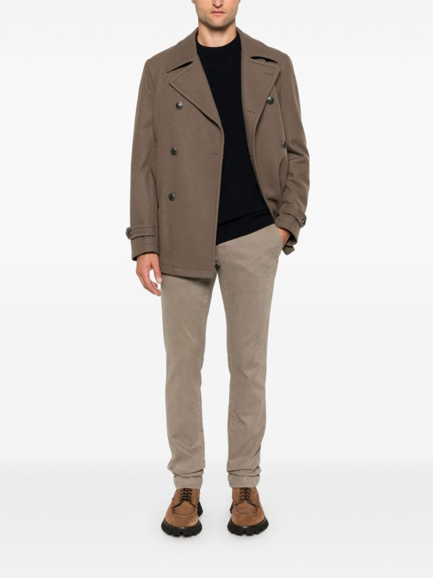 Barbour Ribbed Knit Round Neck Wool Sweater
