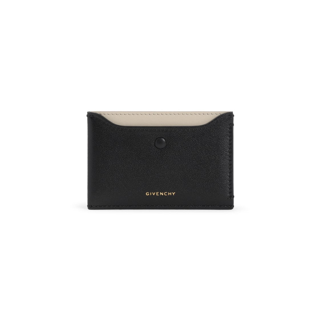 Givenchy Textured Leather Cardholder With Smooth Top