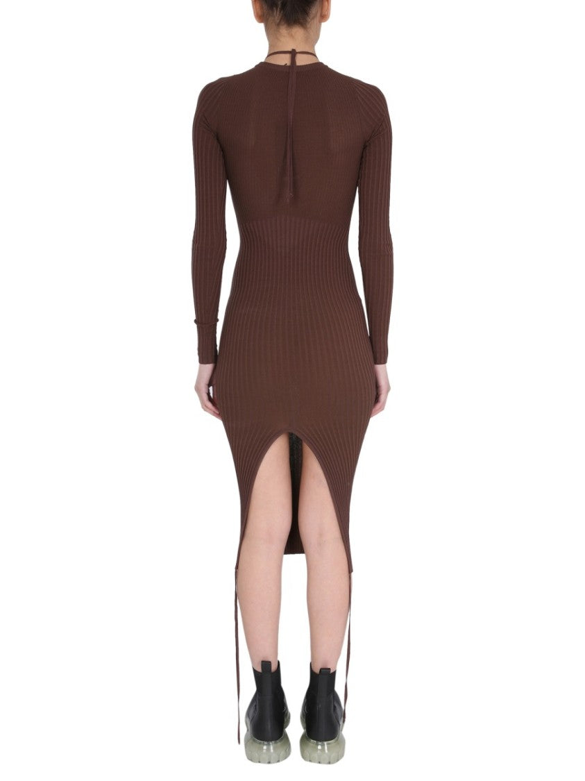 Andreâdamo Dress With Cut Out Detail