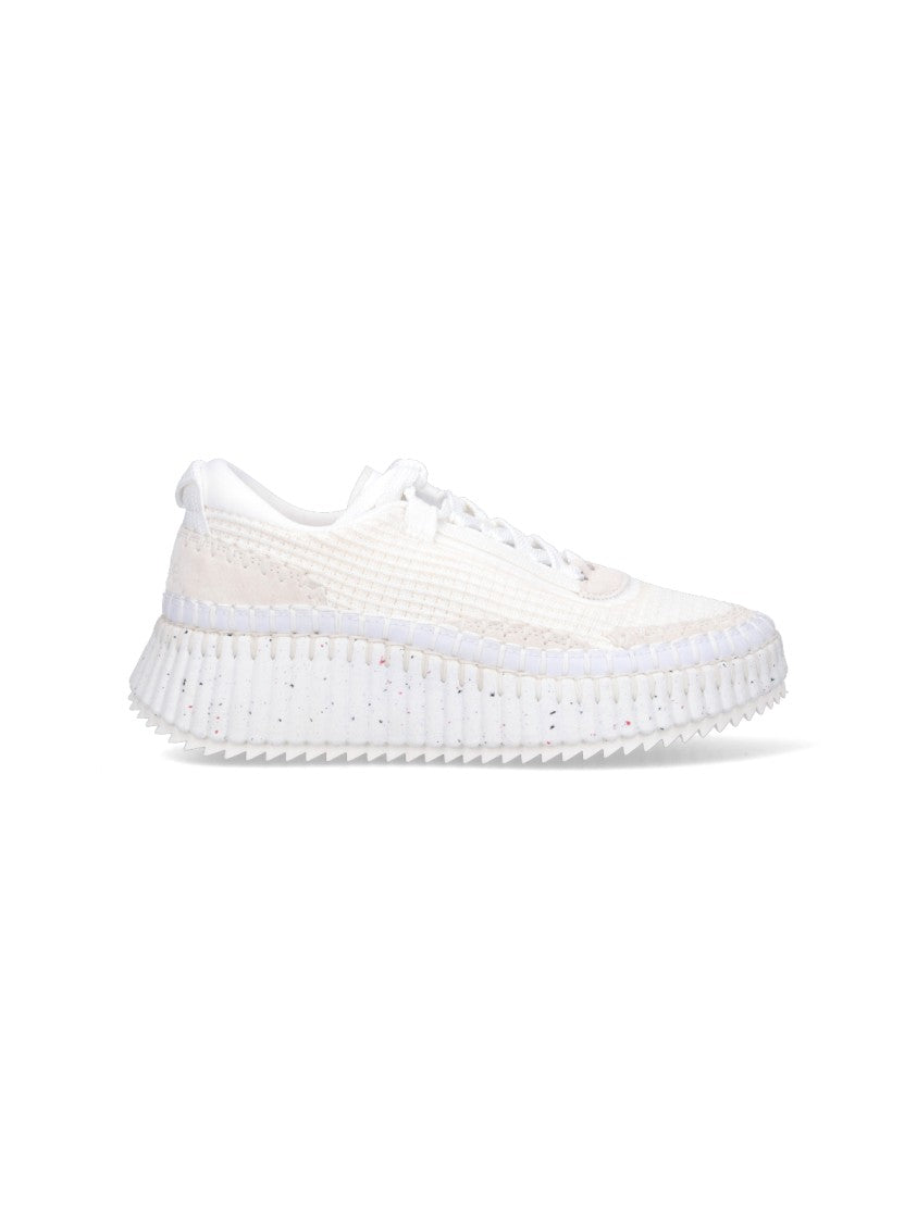 Chloé "Nama" Sneakers – White