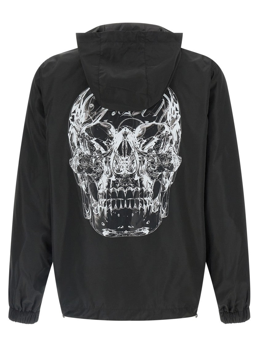 Philipp Plein 'Glass Skull' Anorak