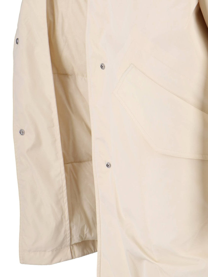 Jil Sander Faux Fur Parka – Cream