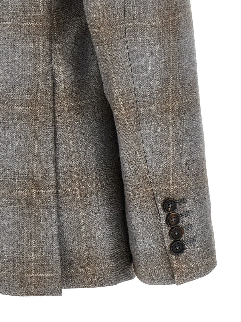Pal Zileri Double-Breasted Blazer With Peak Lapels