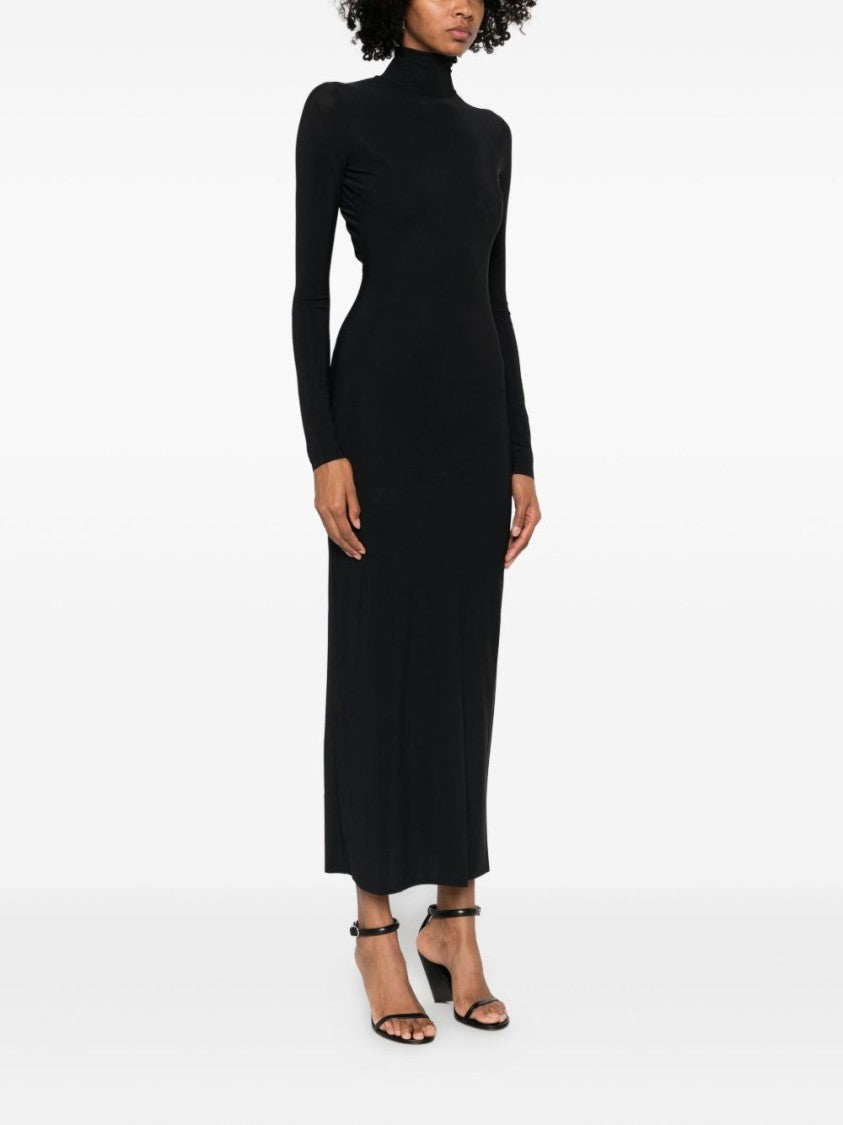 Amazuin Maxi Dress With Open Back