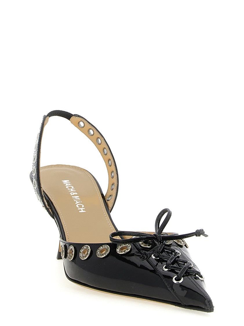 Mach & Mach Crystalized Corset' Slingback