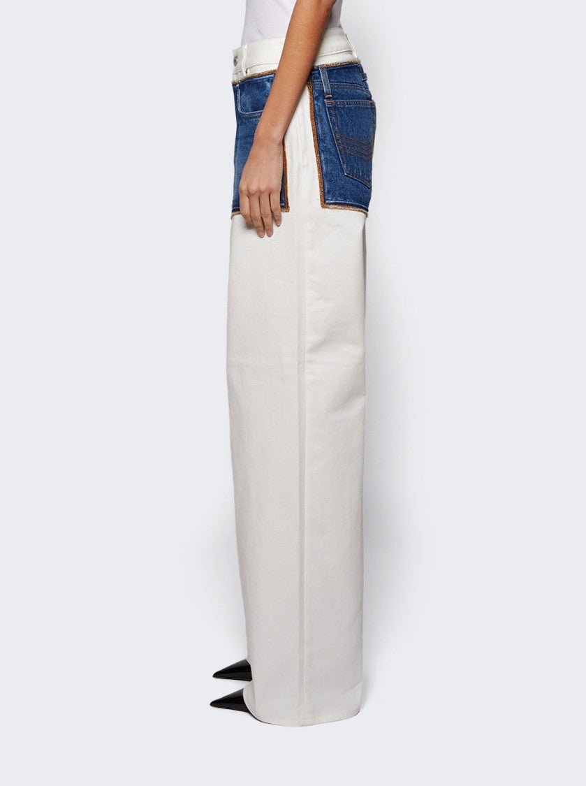 Jean Paul Gaultier The Petit Grand Denim Jeans Ecru